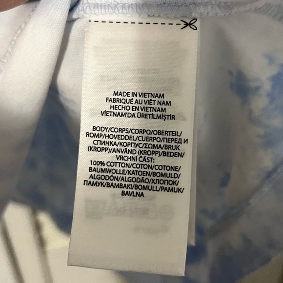 NWT Polo Ralph Lauren Beach Club Bear Rivera Cloud Dye Blue and White Authentic - Picture 5 of 9